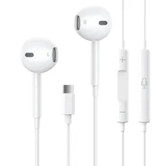 【在庫処分】【2024新版】 タイプc イヤホン 有線 iPhone 15 イヤフォン HIFI透明な音質 重低音 マイク付き 通話対応 音量調整 通話可能 対応 iPhone 15/15 Pro/15 Plus/15 Pro Max/Galaxy Xperi