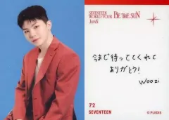 【中古】コレクションカード(男性) 72：SEVENTEEN/WOOZI(ウジ)/「SEVENTEEN WORLD TOUR [BE THE SUN] - JAPAN」フォトカード