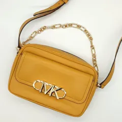 【美品】希少カラー　Michael Kors　マイケルコース　PARKER　チェーンスワッグ　カメラクロスボディ　ショルダーバッグ