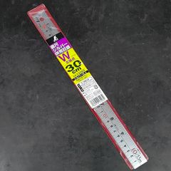 未使用品 シンワ測定 Shinwa 直尺 シルバー 併用目盛 W左基点 30cm 13203