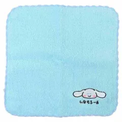 【メール便】シナモロール ワンポイント刺繍ハンカチタオル ミニタオル おえかきさん しなもろーる サンリオ