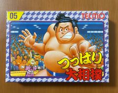 ［美品］TECMO つっぱり大相撲　箱説付き　任天堂　ファミコンソフト