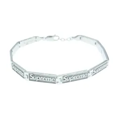 Supreme シュプリーム ブレスレット 23SS × Jacob & Co Logo Link Bracelet Silver ジェイコブ ロゴ リング ブレスレット シルバー【新古品】【未使用】【中古】のサムネイル