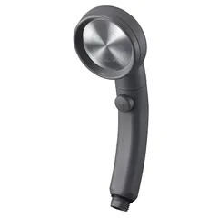 SANEI(旧社名:三栄水栓製作所)シャワーヘッド レイニームーヴ 手元ストップ 節水率50% 角度調節 極細水流 勢いアップ グレー PS383-82XA-HA20 0