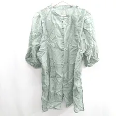 ◇ Θ LOWRYS FARM ローリーズファームファーム 長袖 ブラウス サイズF カーキ レディース E  【1409100033182】