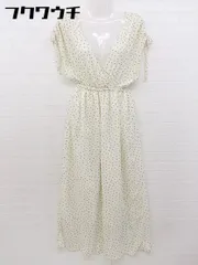 ◇ Another Edition 水玉 ドット　フレンチスリーブ オールインワン サイズS アイボリー　ブラック レディース 【中古】 【1105250005979】のサムネイル