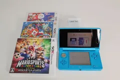 Nintendo 3DS 本体＋ソフト3本＊動作確認済／マリスポ・妖怪真打／SD4GB(マリソニおまけ）