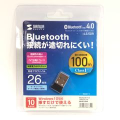 未使用 SANWA SUPPLY サンワサプライ Bluetooth 4.0 USBアダプタ Class1 ブルートゥース 24f菊