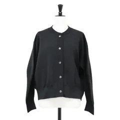 【美品】JOURNAL STANDARD ジャーナルスタンダード カーディガン ブラック 黒 サイズ:FREE / 24春夏 ウォッシャブル カーブスリーブ クロップド カーディガン / ニット 長袖 クルーネック バナナスリーブ【レディース】【中古】