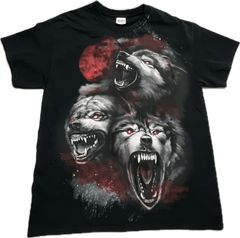 GILDAN ウルフTシャツ　Lサイズ