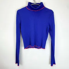 ナイキ リブ ロングスリーブ トップ L ブルー DC5396-470 レディース NIKE スポーツウェア