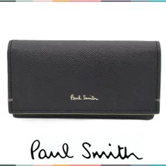 【国内正規品・新品】ポールスミス Paul Smith キーケース カラーエッジ マルチストライプ 4連 キーリング 本革 レザー ps4236