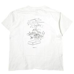Fresh Service フレッシュサービス Signal Stereo Tee グラフィックプリントTシャツ LL ホワイト 半袖 トップス g21738