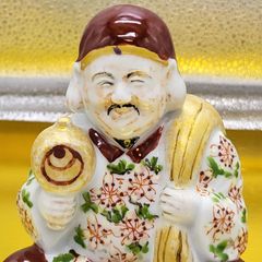 有田焼　黒田一楽作　大黒天置物
