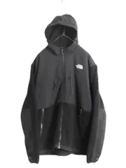 【お得なクーポン配布中!】 ノースフェイス フード付き デナリ ジャケット メンズ L 古着 The North Face DENALI フリース ナイロン パーカー ジャンパー ブルゾン 黒