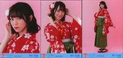 ＝LOVE 2020年3月ランダム生写真 野口衣織 2020.March 袴2020 3種コンプ
