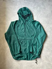 REI 90s アールイーアイ ナイロン アノラックパーカー 無地 グリーン REI 90s アールイーアイ ナイロン アノラックパーカー 無地