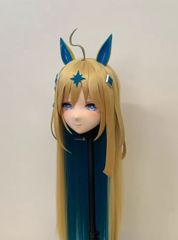 着ぐるみヘッド ファースーツ ヒョウ柄 Aタイプ 豹 ギャル 黒肌