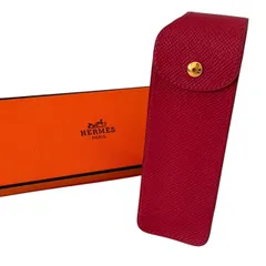 エルメス　HERMES　ペンケース　ブラック＆エンジ エルメス ペンケース（ブラック） - インポートブランドショップ