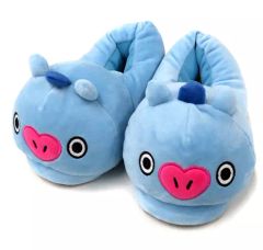 [중고] 룸 슈즈·실내 신기 KOYA (아르엠) BT21 봉제인형 슬리퍼 [LINE FRIENDS POP UP SHOP]