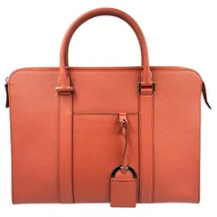希少色✨ BVLGARI　ブルガリマン ビジネスバッグ A4書類 手持ち レザー ブルガリ トートバッグ マンラージホリゾンタル カーフレザー
