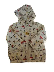 キッズ SNOOPY キャラクター 弱起毛 ウィンドブレーカー 約95