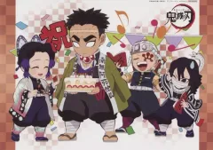 【中古】マグカップ・湯のみ 集合 紙製ランチョンマット 「鬼滅の刃×ufotable Cafe/マチ★アソビCAFE 悲鳴嶼行冥誕生祭2021」 メニュー注文特典