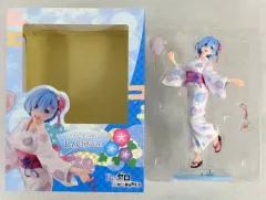 【中古】フィギュア [特典付き] レム 浴衣Ver. 「Re：ゼロから始める異世界生活」 1/7 ABS＆PVC製塗装済み完成品 電撃屋＆カドカワストア限定