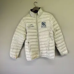 M10018 【撥水機能付きライトダウンブルゾン】 FILA GOLF フィラゴルフ 中綿ジャケット Lサイズ　ライトグレー メンズ ゴルフウェア アウター