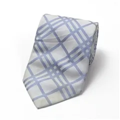 バーバリーブラックレーベル シルク ネクタイ チェック 中古 Bランク