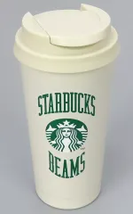 【中古】マグカップ･湯のみ ベージュ リサイクルステンレスTOGOロゴタンブラー College Design 473ml 「スターバックスコーヒー×BEAMS」