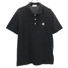 極美品⭐️モンクレール マグリア ワッペン 半袖ポロシャツ 鹿の子 ホワイト M MONCLER モンクレール レディース ブランド ポロシャツ 鹿の子