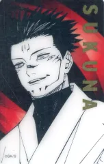 【中古】キャラカード [単品] 両面宿儺 「芥見下々 呪術廻戦展 箔押しクリアカードコレクション12枚セット D.人外魔境新宿決戦」