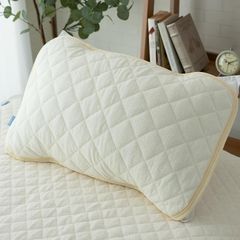 シルフィーズ 枕パッド 綿 2枚セット タオル地 アイボリー 43×63cm オールシーズン おしゃれ かわいい 北欧 吸水 パイル ゴム