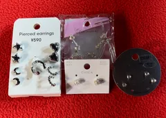 未使用　ピアス　シンプル　セット