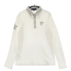 サイズ：1 23区GOLF ニジュウサンクゴルフ  長袖ポロシャツ 裏起毛  ホワイト系 [240101394676]# ゴルフウェア レディース ストスト