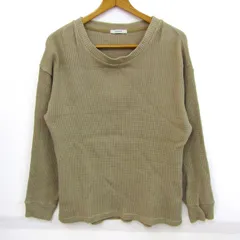 ジャーナルスタンダード カットソー シャツ 長袖 ブランド コットン100% トップス メンズ Fサイズ ベージュ系 JOURNAL STANDARD 【中古】