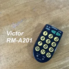 ビクターVictor RM-A201 リモコン テレビ 液晶 赤外線チェック済 清掃 除菌済み 中古 RC3703のサムネイル