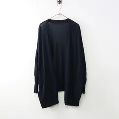 2024SS ミューズ ドゥーズィエムクラス MUSE Deuxieme Classe shake code ショートカーディガン｜ネイビー 羽織り ニット【2400014565980】