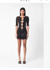 Poster girl ポスター ガール ラインストーン ワンピース