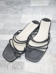 ◇ Oriental Traffic オリエンタルトラフィック トング サンダル サイズL ブラック レディース P  【1405230000247】