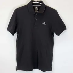 アディダス 半袖 ポロシャツ CLIMA365 M ブラック メンズ ADIDAS スポーツウェア テニス ゴルフ