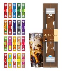 【公式】New Air mini 新エアミニ カフェオレ 持ち運びシーシャ 電子タバコ VAPE べイプ 使い捨て airmini エアーミニ ポケットシーシャ
