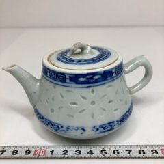 染付 唐草文水注 タニトコ h18㎝ 東S8-0527① - メルカリ