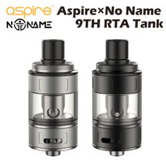 Aspire × NoName 9th RTA Tank 2ml リビルダブル アトマイザー アスパイア ノーネーム タンク 超爆煙 電子たばこ 電子タバコ ベイプ シングル コイル ビルド avp pro vape atomizer PRESTIGE