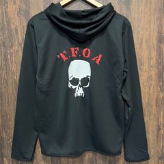 T.F.O.A武装戦線ドクロ#3ドライジップパーカー黒