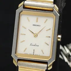 品質人気SALE超美品セイコーQZスクエア アンティーク 新品仕上げ 時計