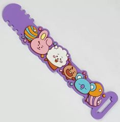 [중고] 잡화 고무 타이 퍼플 선택할 수있는 고무 컬렉션 [이치 반 쿠지 BT21 VAN PARK] F상