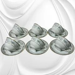 Noritake カップ&ソーサー 6客セット ノリタケNobel2600 金彩 ビンテージ 昭和レトロ