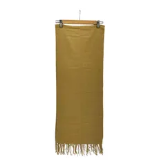 ルチアーノソプラーニ LUCIANO SOPRANI ロゴ刺繍 カシミヤ シルク ストール 無地 レディース 表記無 